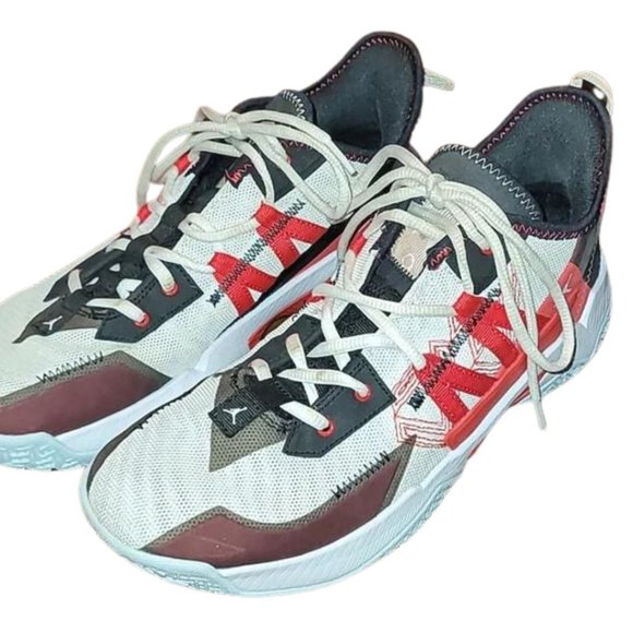 Jordan Shoes Jordan One Take White University Red Mens Size